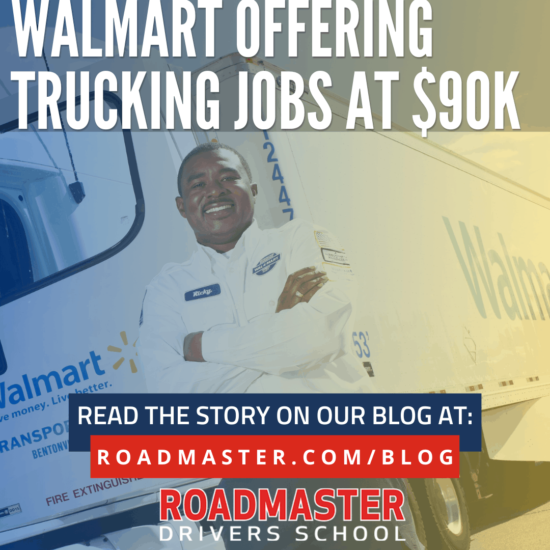 Walmart offering trucking jobs at $90K