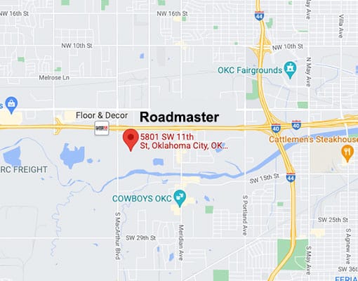 Roadmaster Drivers School in Oklahoma City Map